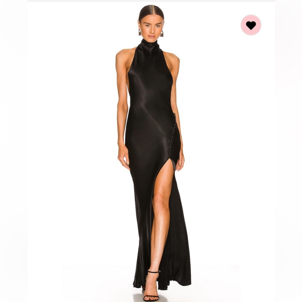 SAU LEE - Penelope Gown - Black - Size 0